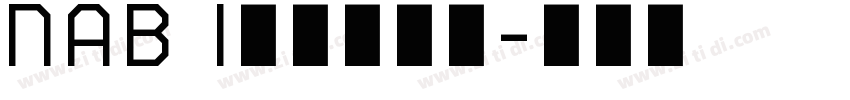 NAB Impact字体转换